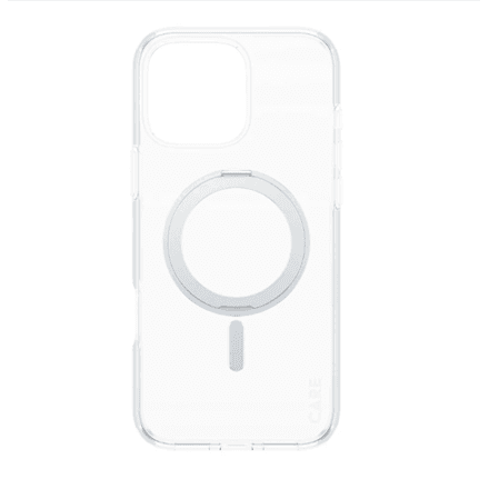 Ümbris iPhone 16 Pro Max, CARE Feature MagSafe, hõbedane
