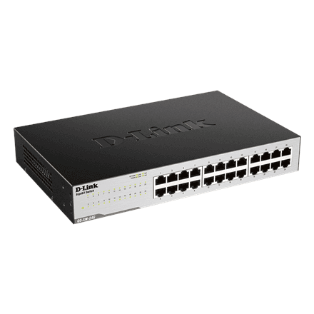 D-Link GO-SW-24G 24-pordiline gigabitine switch, lauale või racki