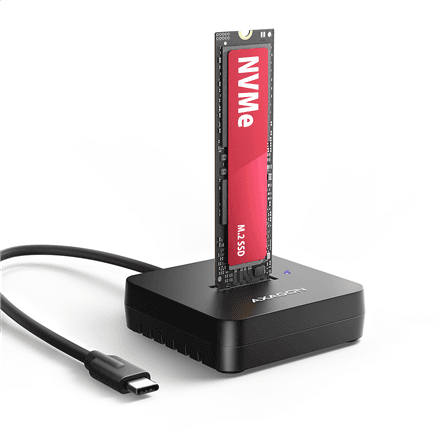 Док-станция для SSD Axagon ADSA-M2C11L, M.2 NVMe, 10 Gbps