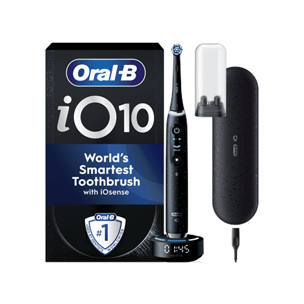 Oral-B iO10 electric toothbrush, 7 modes, Cosmic Black Booster
