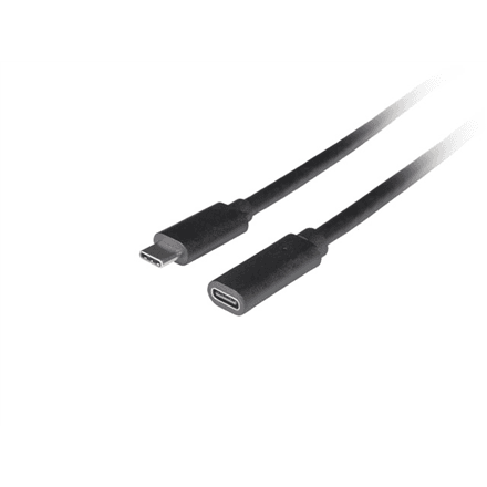 USB-C pikenduskaabel Lanberg, 0,5 m, USB 3.1, M/F