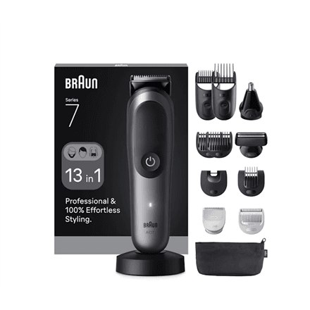 Hoolduskomplekt Braun All-in-One Series 7 AIO7560, must / hall