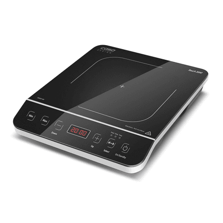 Caso Touch 2000 induction hob, 1 zone, 2000 W, black