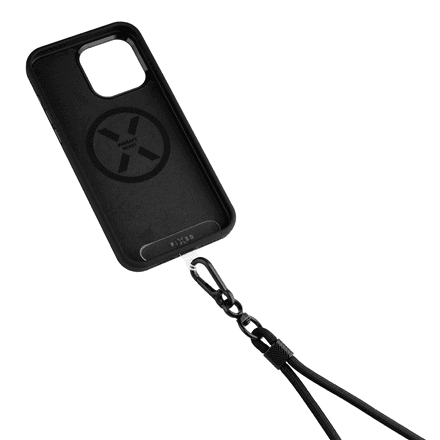 Telefoni kaelarihm Fixed Universal Lanyard, must