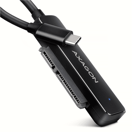 Axagon ADSA-FP2C drive adapter, USB-C 5 Gbps to SATA, 2.5″ SSD/HDD