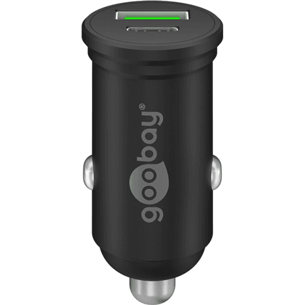 Автомобильная зарядка Goobay Dual-USB, 45 Вт, USB-C PD, 61739
