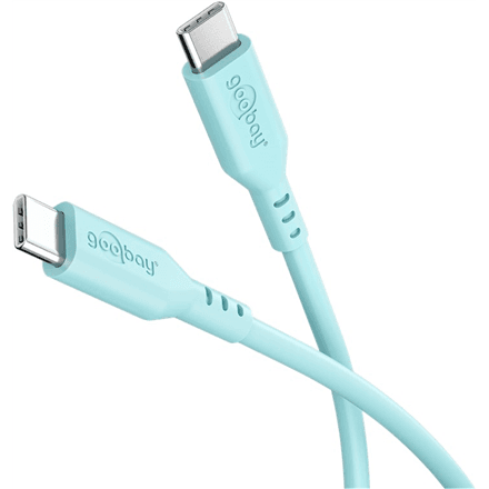 USB-C kaabel Goobay, 1,5 m, silikoonist, 77744