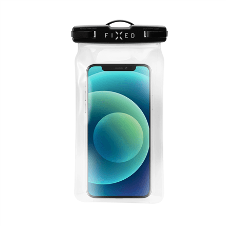 Fixed Float waterproof universal phone case, black