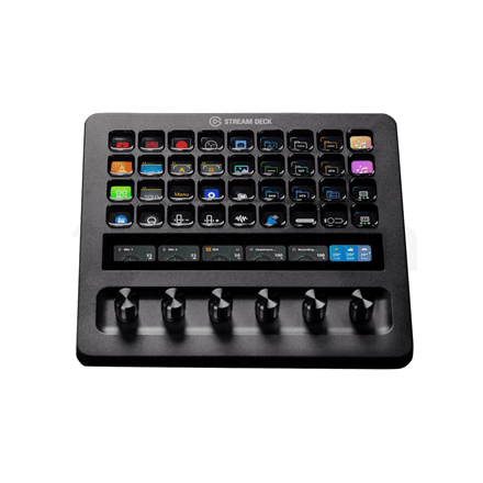 Elgato Stream Deck+ XL streaming controller, 36 keys, black