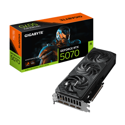 Gigabyte GeForce RTX 5070 WINDFORCE OC SFF videokaart 12 GB