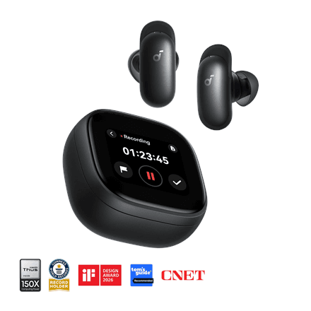 Anker Soundcore Liberty 5 Pro Max juhtmevabad kõrvaklapid ANC-ga, mustad