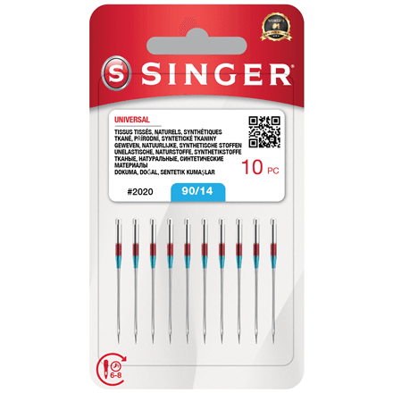 Иглы для швейной машины Singer 2020, размер 14, 10 шт.