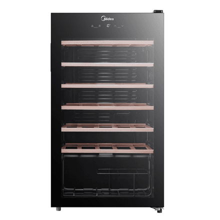 Винный шкаф Midea MDRW150FGG22W, 34 бут., чёрный