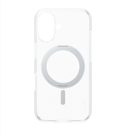 Ümbris iPhone 16, CARE Feature MagSafe, hõbedane