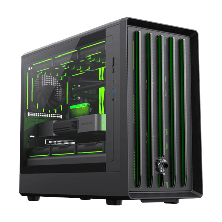 Gamemax Claw 360 Micro-ATX PC case, black