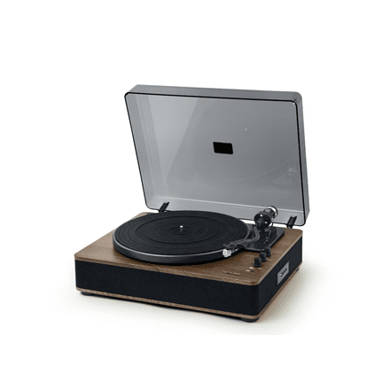 Muse MT-107 BTO turntable stereo system, Bluetooth out, 2 × 5 W, black/brown