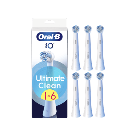 Oral-B iO UltimateClean toothbrush heads, 6 pcs, white