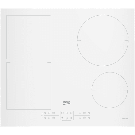 Pliidiplaat Beko HII64200FMTW, 4 tsooni, valge