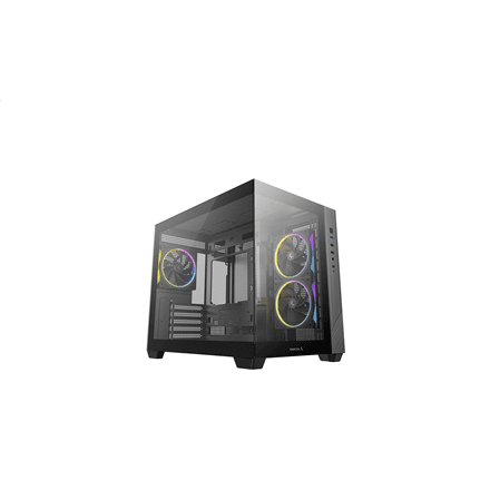Deepcool CG330 3F Micro-ATX PC case, black