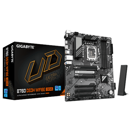 Emaplaat Gigabyte B760 DS3H WF6E GEN5, LGA1700, DDR5