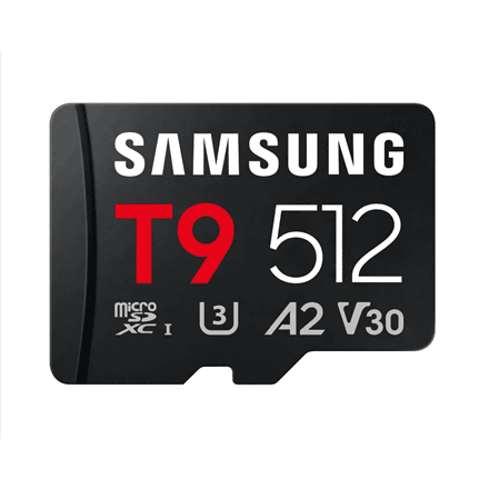 Samsung T9 microSD 512 GB mälukaart