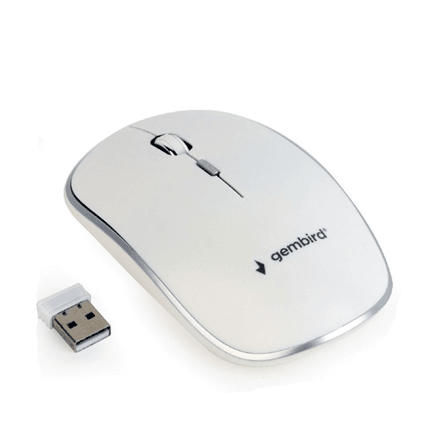 Gembird MUSW-4B-01-W juhtmeta hiir valge