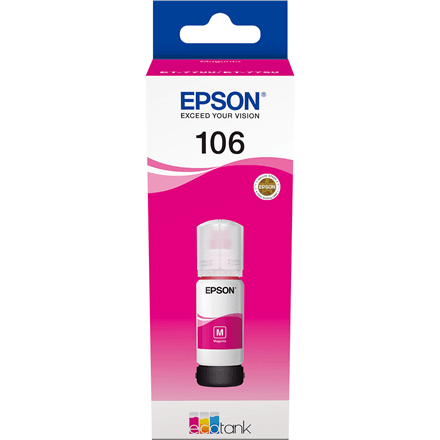 Epson 106 EcoTank tindipudel, magenta, 70 ml