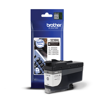 Brother LC3239XLBK ink cartridge, black, 6000 pages