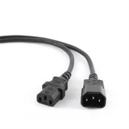 Cablexpert PC-189 toitekaabel C14–C13, 1,8 m, must