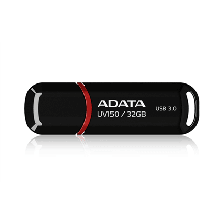 Mälupulk ADATA UV150 32 GB, USB-A, must