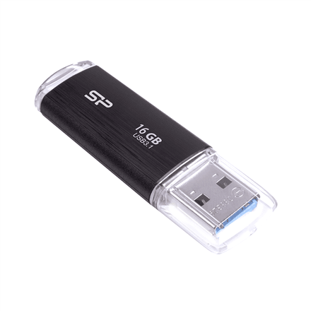 Silicon Power Blaze B02 16 GB USB-mälupulk, must