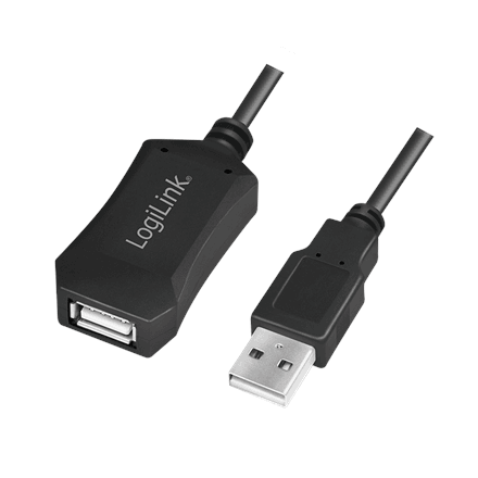LogiLink UA0001A USB repeater cable, USB 2.0, 5 m