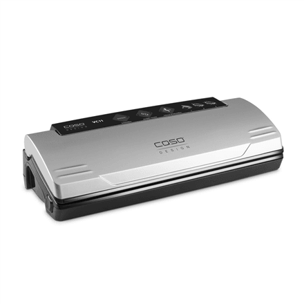 Caso VC11 vacuum sealer, 120 W, roll container and cutter, stainless steel