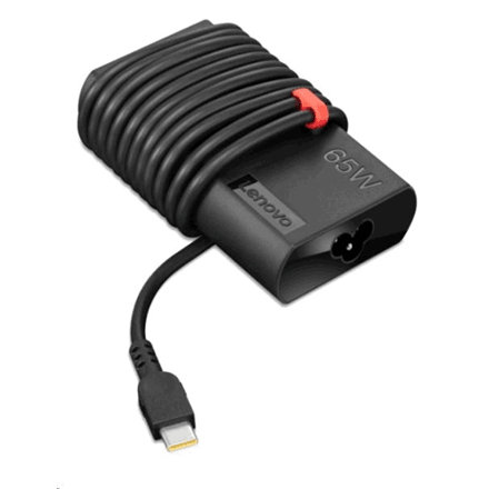 Lenovo ThinkPad 65W Slim USB-C AC adapter, 65 W, black