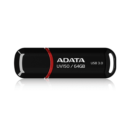ADATA UV150 64 GB USB-mälupulk, must
