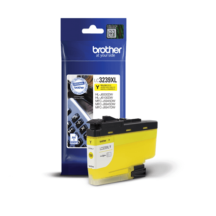 Brother LC3239XLY ink cartridge, yellow, 5000 pages
