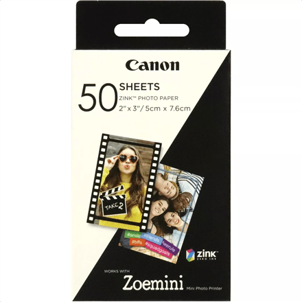 Фотобумага Canon ZP-2030, 5 × 7,6 см, 50 листов