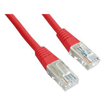 Cablexpert PP12-0.5M/R Cat 5E U/UTP Patch Cable, 0.5 m, Red