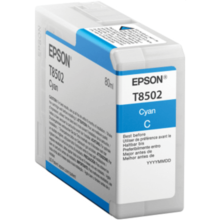 Профессиональные чернила Epson T8502, голубые, 80 мл