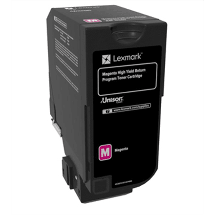 Lexmark 84C2HM0 Return Program toner cartridge, magenta, 16000 pages