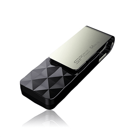 Silicon Power Blaze B30 64 GB USB flash drive, black