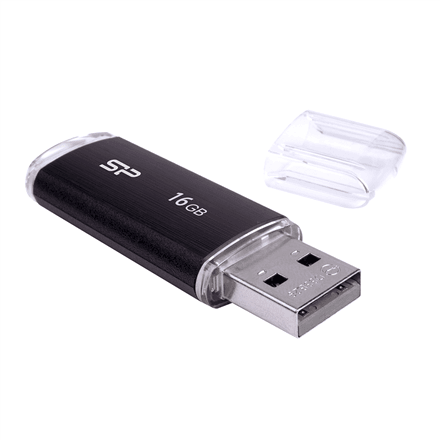 Mälupulk Silicon Power Ultima U02 16 GB, USB-A, must