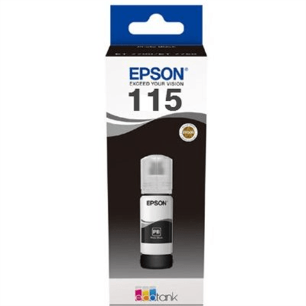 Epson 115 EcoTank tindipudel, must, 70 ml