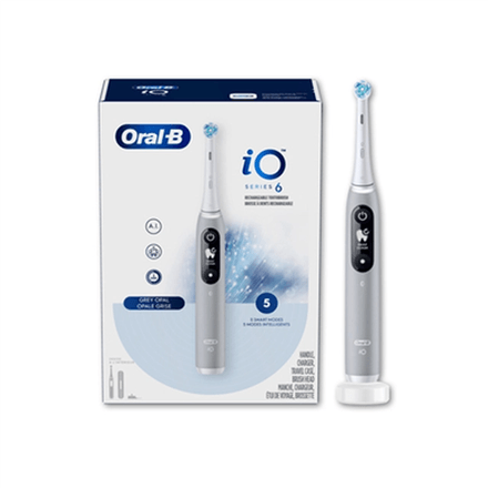 Elektriline hambahari Oral-B iO Series 6, 5 režiimi, Grey Opal