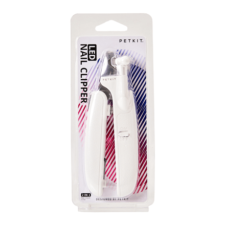 PETKIT PK403 pet nail clipper with LED light, white