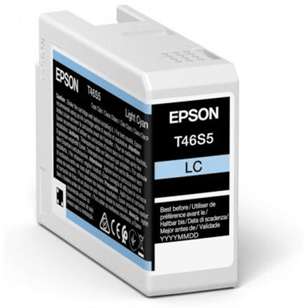Epson T46S5 UltraChrome Pro 10 ink cartridge, light cyan, 25 ml