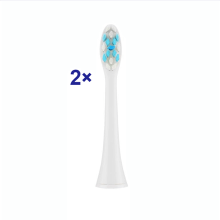 ETA SoftClean ETA070790300 toothbrush heads, 2 pcs, white