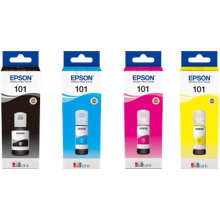 Epson 101 EcoTank tindipudel, kollane, 70 ml