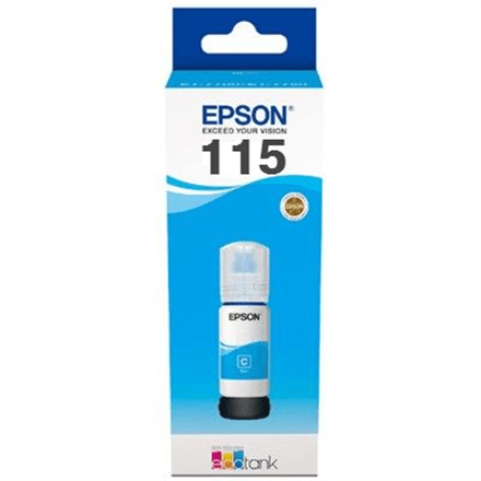 Epson 115 EcoTank tindipudel, tsüaan, 70 ml