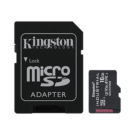 Kingston Industrial microSD 16 GB mälukaart